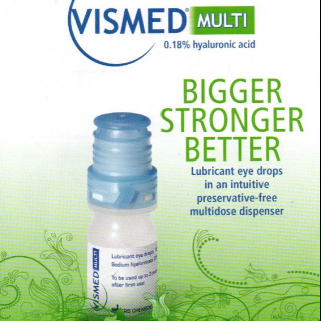 Vismed Multi Sodium Hyaluronate 0 18 Lubricant Eye Drops Shopee Philippines