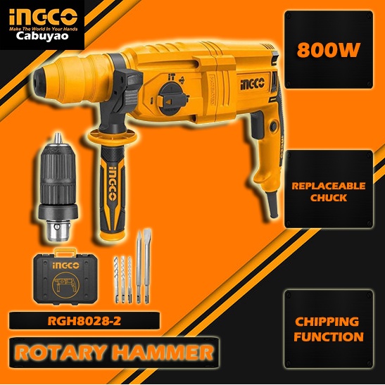 Ingco Rotary Hammer 800W RGH90282 Shopee Philippines