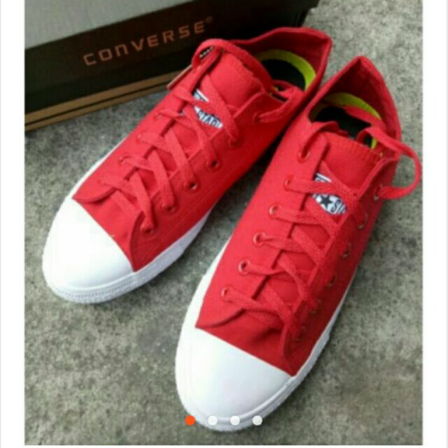 converse with lunarlon red