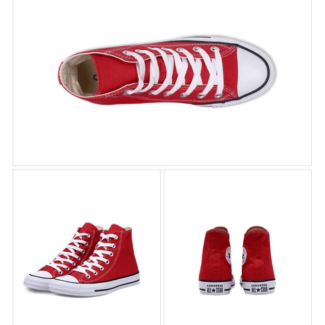 red converse high cut