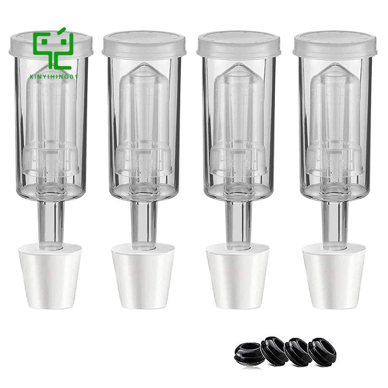 Fermentation Lids Airlock Kit with 6Stopper,Air Locks Fermentation