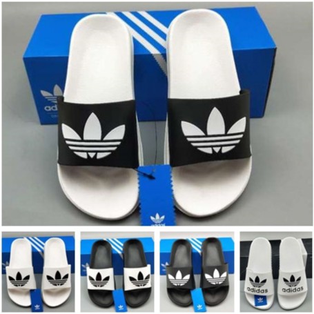 adidas flat slippers