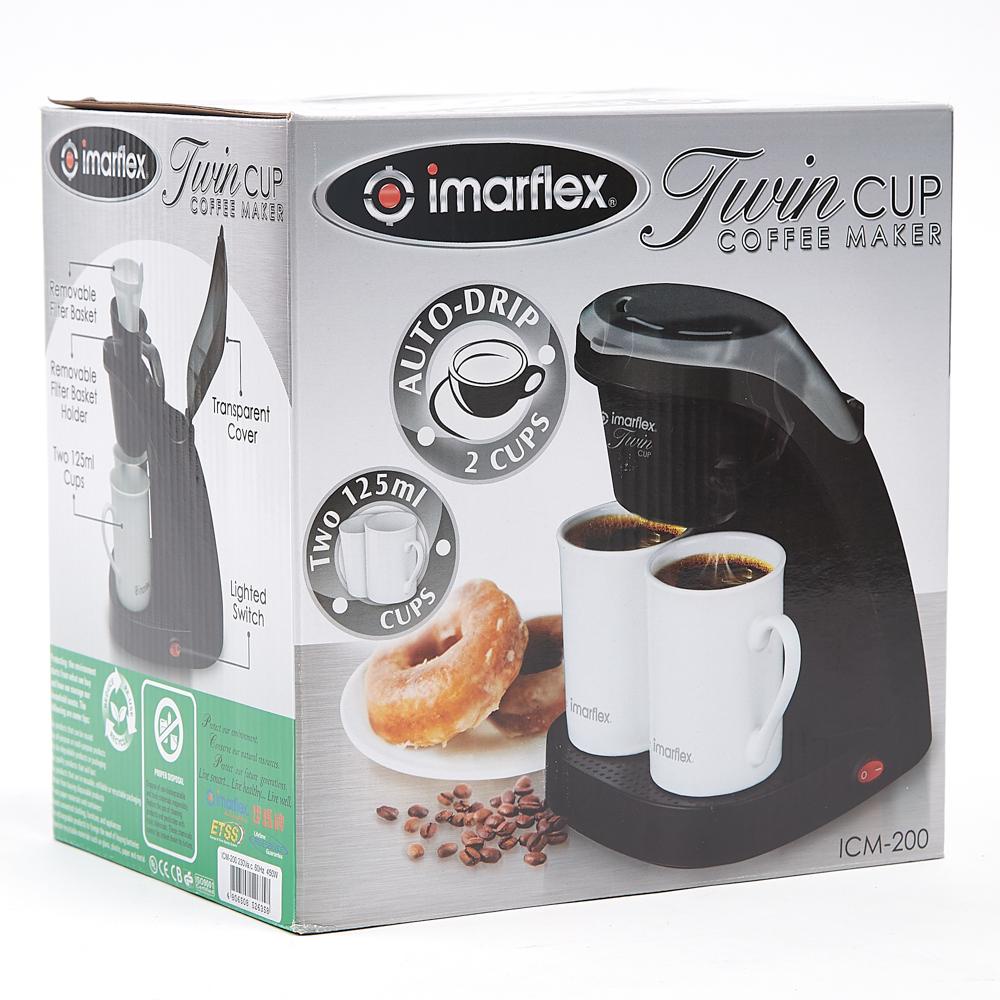 Imarflex Twin Cup Coffee Maker Shopee Philippines