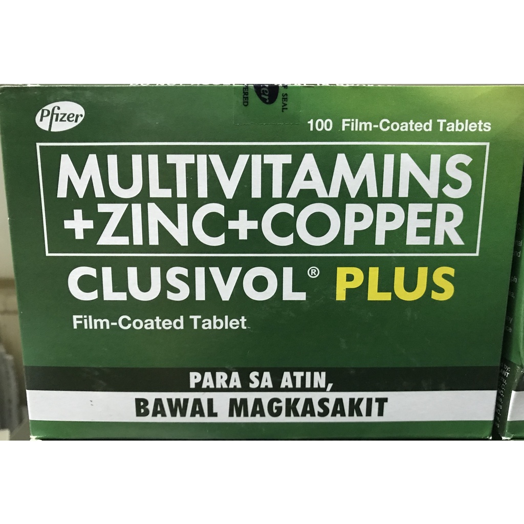 Conzace Clusivol Plus Multivitamins Minerals Capsule Tablet [40s, 100s]▼