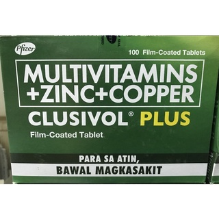Conzace Clusivol Plus Multivitamins Minerals Capsule Tablet [40s, 100s]▼ #3
