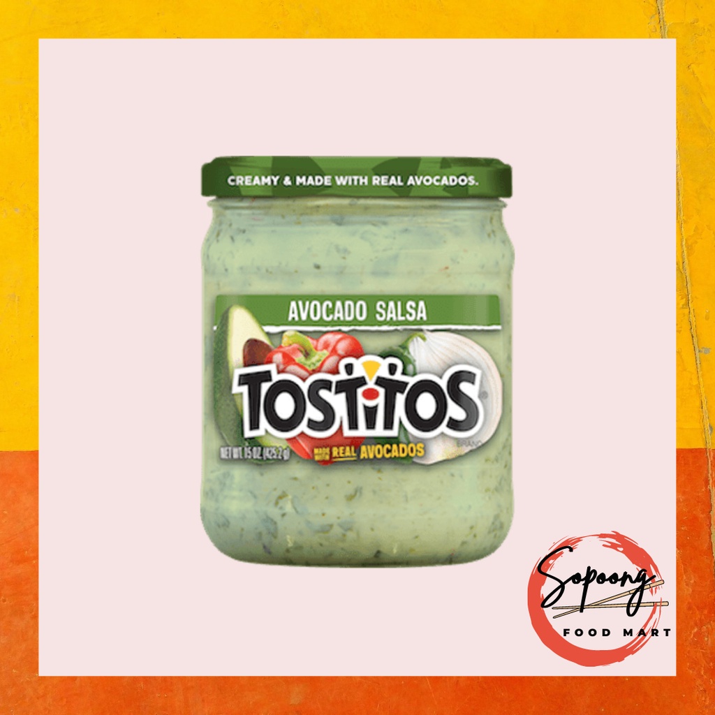 TOSTITOS AVOCADO SALSA DIP 425G Shopee Philippines