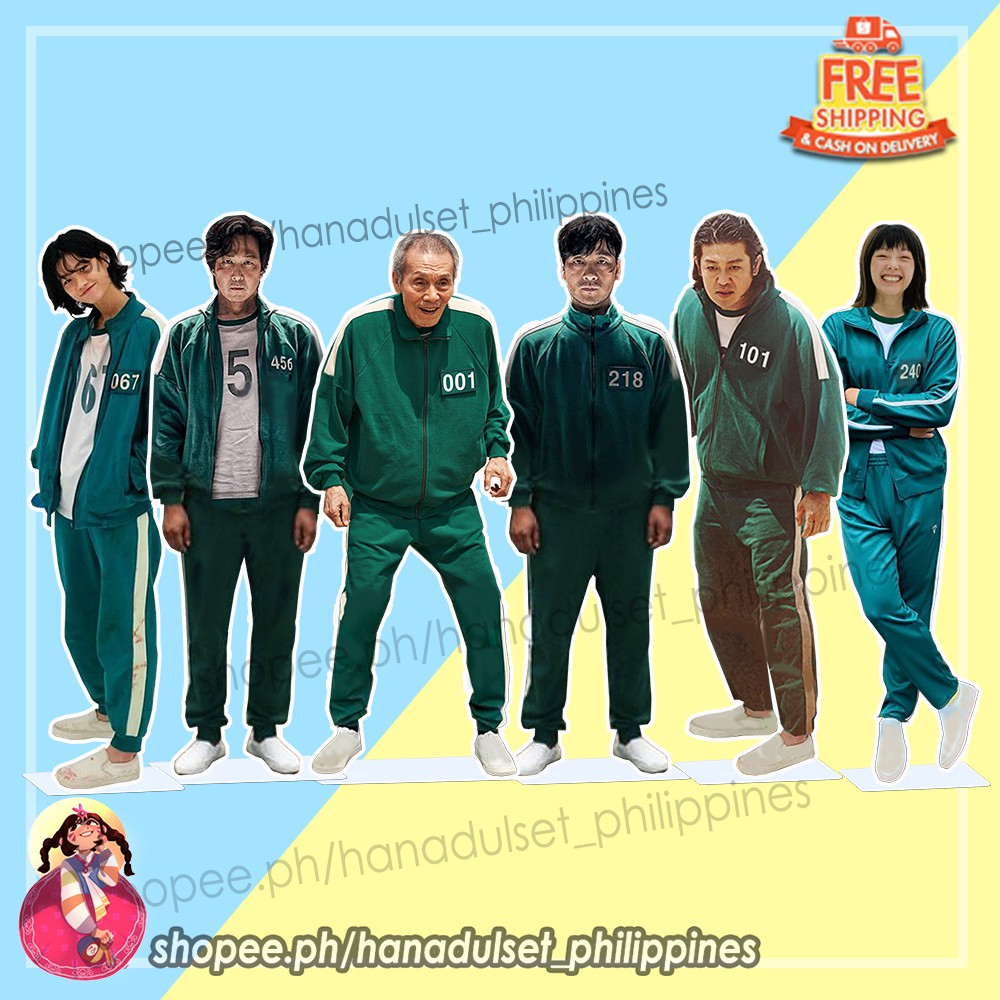 5 inches SQUID GAME PLAYER [Player 67 Jung Ho-yeon] Standee ♥ hdsph |  Shopee Philippines