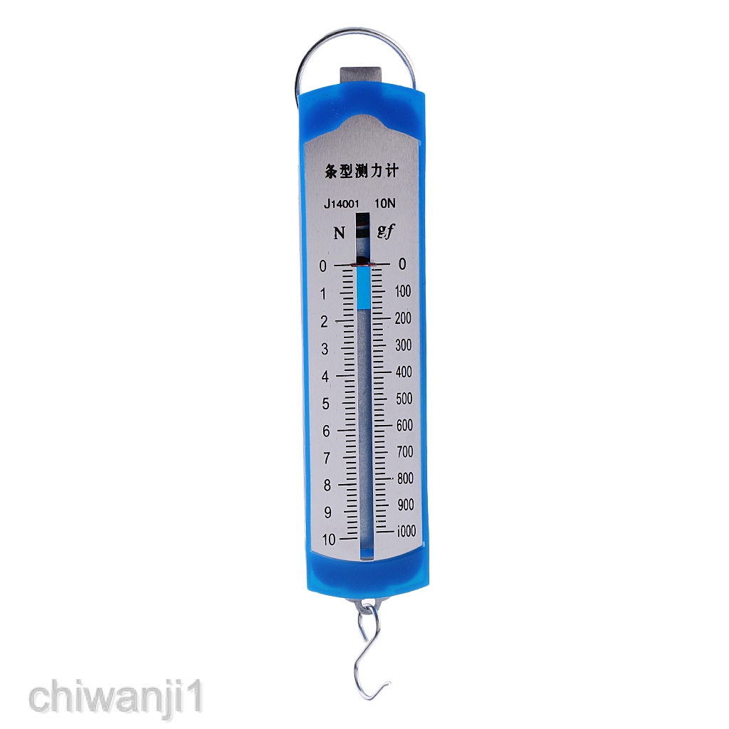 10N Newton Meter Force Gauge Meter Dynamometer Spring Balance Physics 