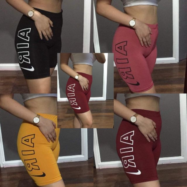 high waisted bike shorts nike