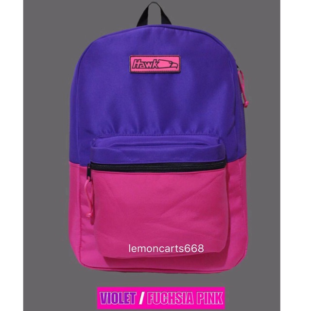 hawk bag pink violet