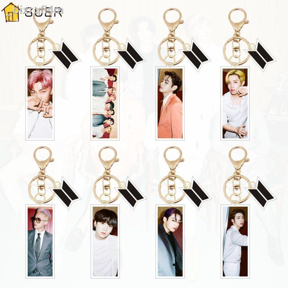 SUER Acrylic BTS Album Butter JK KPOP Keychain BTS Keyring JIMIN HD J