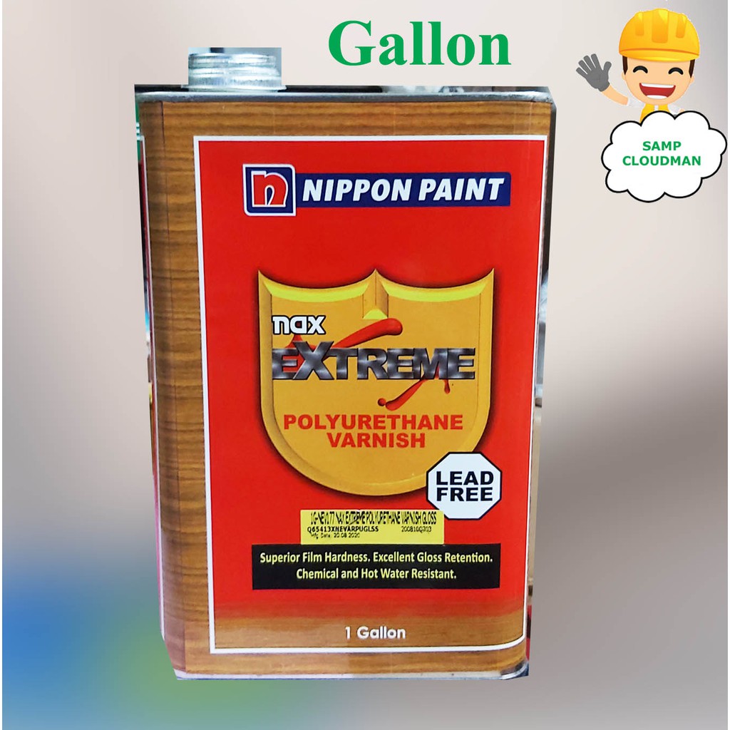 Nippon Nax Extreme Polyurethane Varnish Clear Gloss Wood Floor