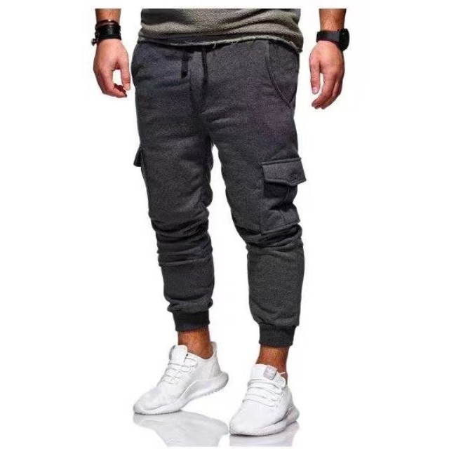 new fashion cotton 4 pockets jogger pants unisex cod (7800#) | Shopee ...