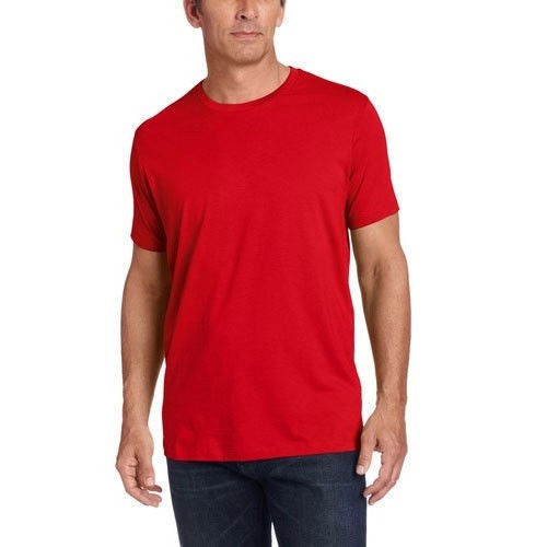 a red t shirt