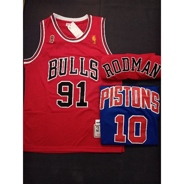 Dennis Rodman Detroit Pistons Road Swingman 1988-89 Jersey - Detroit City  Sports