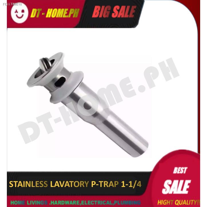 STAINLESS 304 LAVATORY P-TRAP 1-1/4 WITH FLIP UP . P-TRAP 1-1/4 .FLIP UP 1-1/4 ONLY.BASIN ACCESSORIE