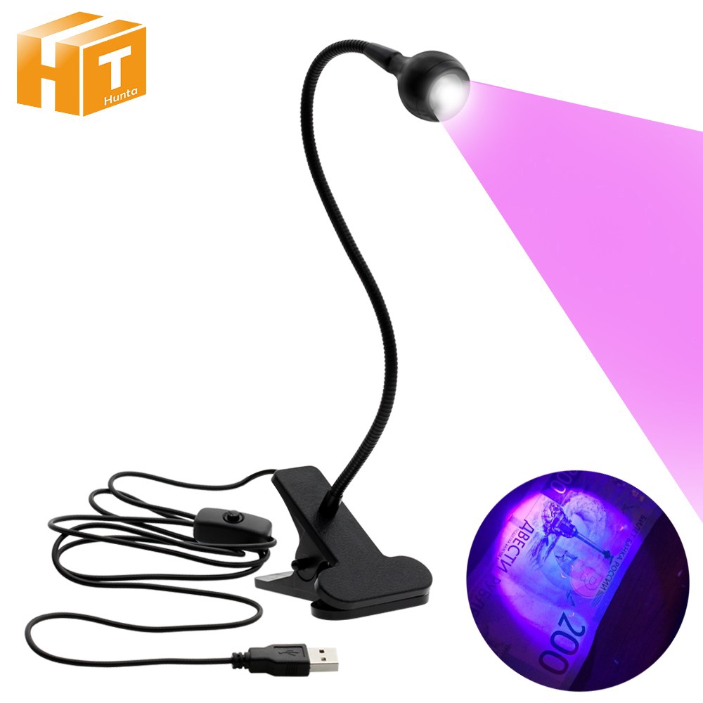 Led Uv Light Usb Flexible Clip Table Lamp Gel Curing Light Nail Dryer For Diy Nail Art For Cash Medical Product Detector Shopee Philippines