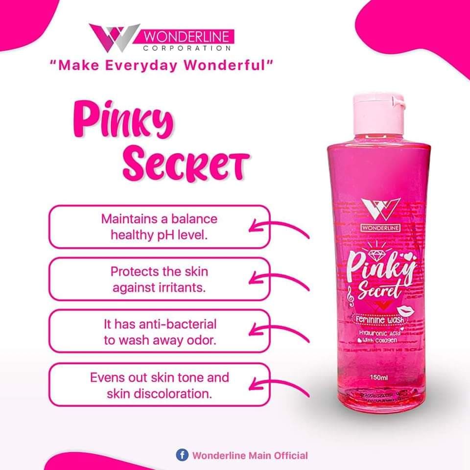 Wonderline Pinky Secret Feminine Wash 150ml Shopee Philippines
