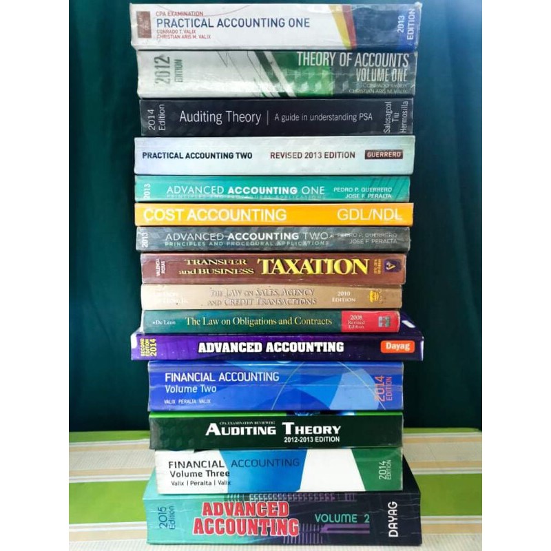 Pre Loved Accounting Books On Sale Shopee Philippines
