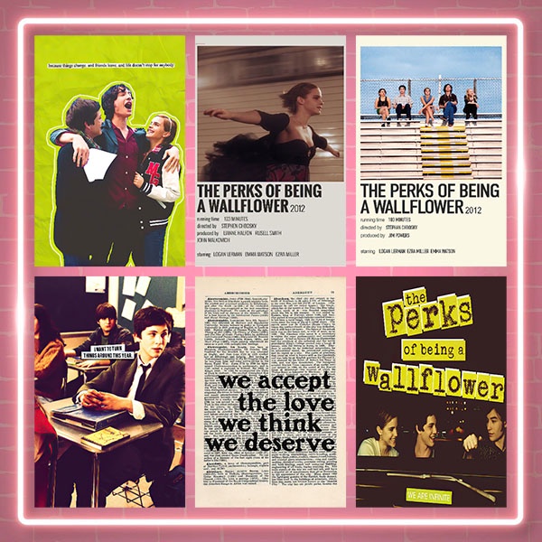 The Perks of Being a Wallflower Movie Pictures Poster Coated Retro Minimalist Polaroid Aesthetic #3