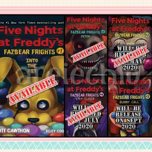 All Fnaf Books Fazbear Frights Zbooksi 