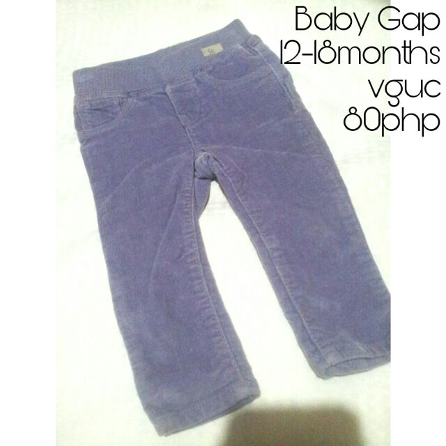 baby gap corduroy pants