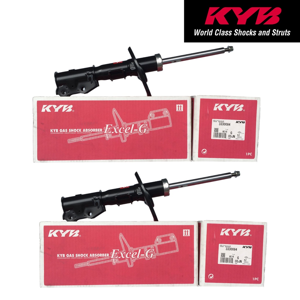 KYB 3330083/3330084 for Mazda 2 Skyactiv 2015 2019 Set of 2 Front Gas