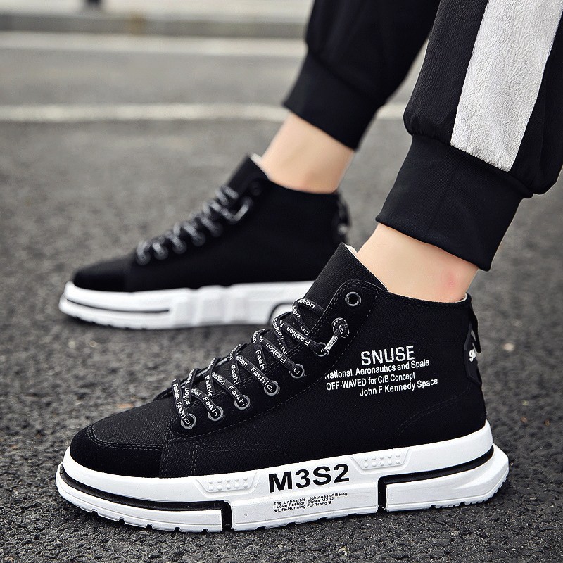casual mens high top shoes