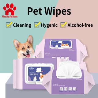 Pet Wipes Dog Wipes Cat Wipes Pet Dog Cleaning Grooming Wet Tissues Wipes for Dog Cat Puppy