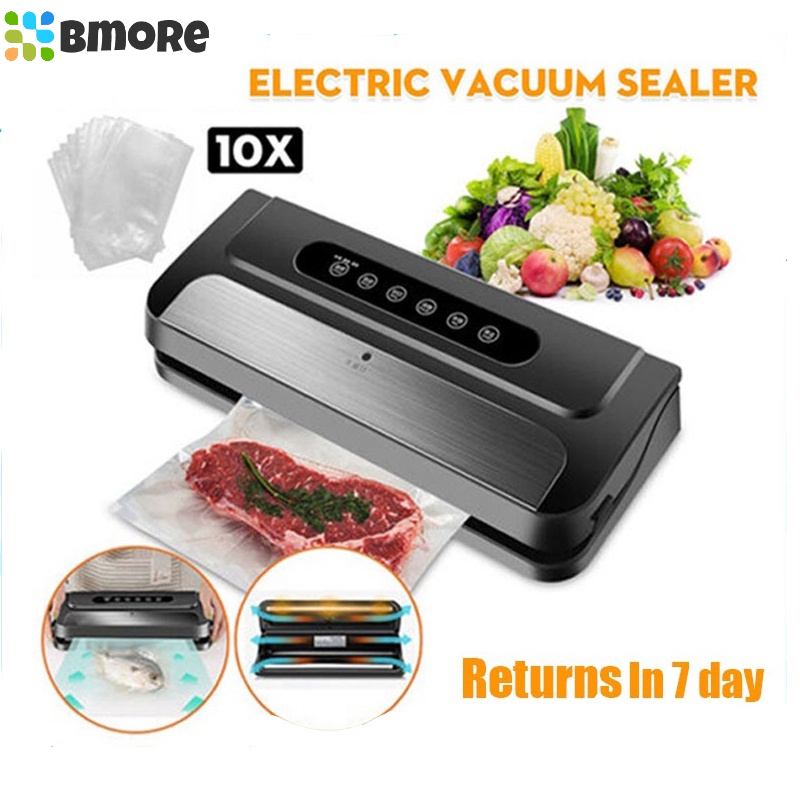 Food Vacuum Sealer Machine Saver Electric Packaging With Bags Shopee