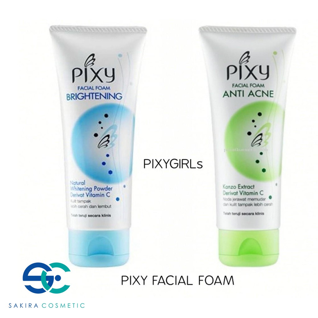 pixy brightening facial foam