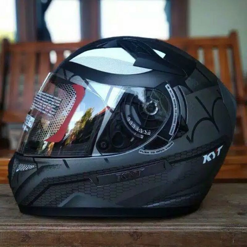 Helm Kyt Full Face K2rider Motif Spider Dof Shopee Philippines