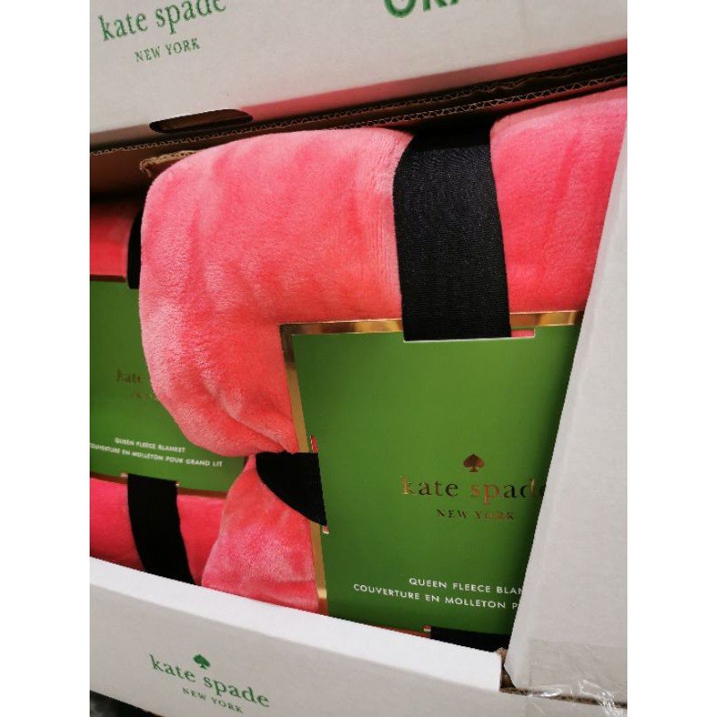 Kate Spade Queen Fleece Blanket | Shopee Philippines