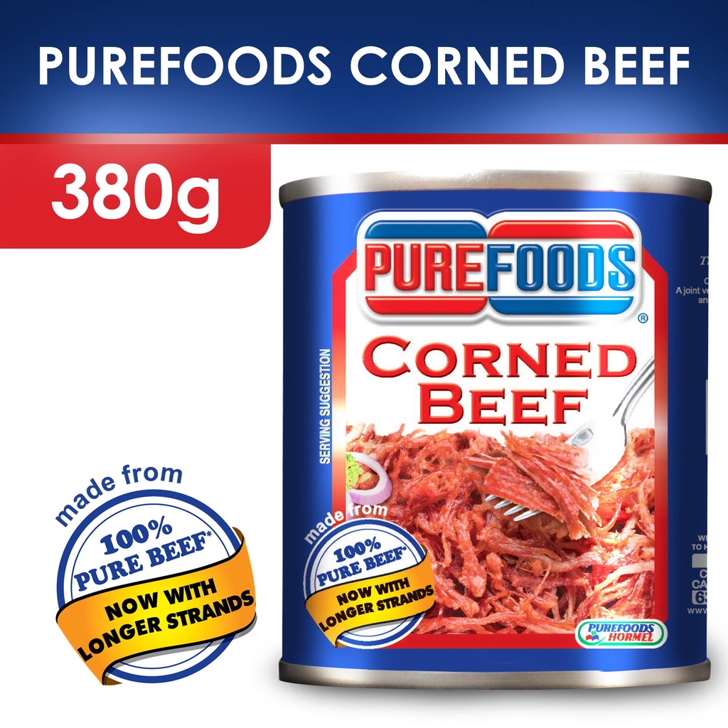 Purefoods Corned Beef (380g) Shopee Philippines