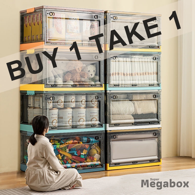 YUUMI Upgrade foldable Storage Box For Clothes Organizer With Wheels Home Drawer megabox