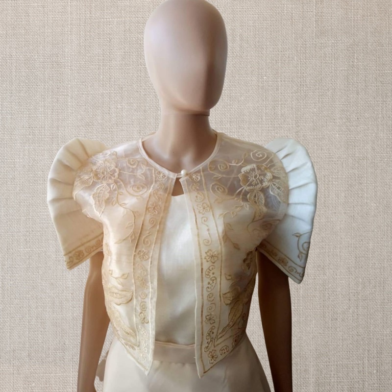 Filipiniana Emelda bolero Top Only Shopee Philippines