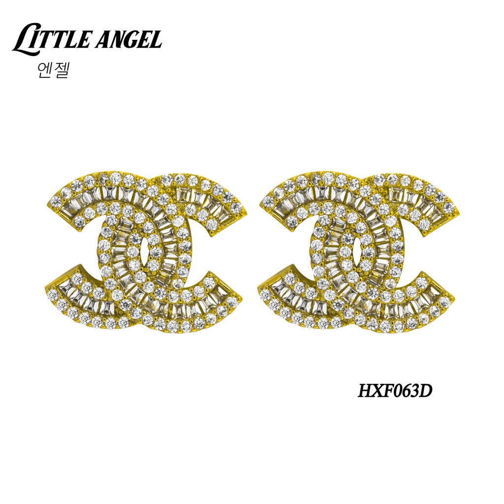 LAJ Chanel style Earrings Accessories For Women HXF063D Shopee
