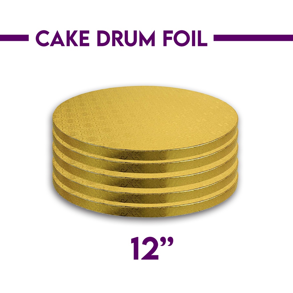 12 Cake Drum Foil Gold Shopee Philippines