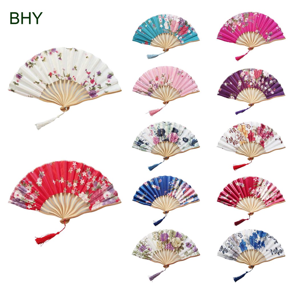 Vintage Chinese Hand Fans Bamboo Folding Fans Handheld Folded Fan ...