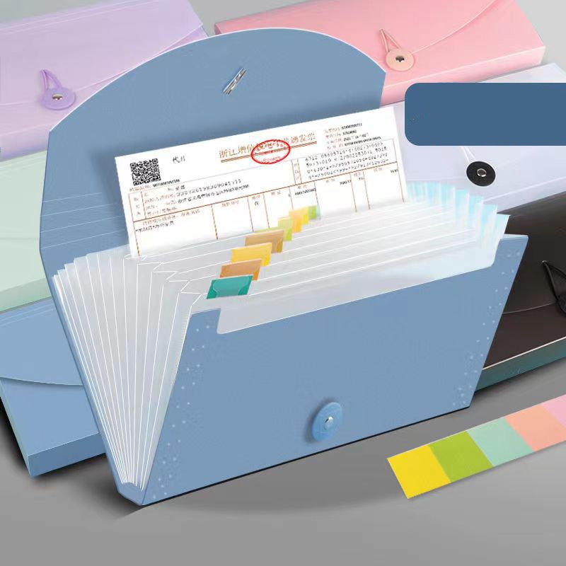 Organ Bag Portable Test Paper Storage 13 Layers Multi-layer File Bag ...