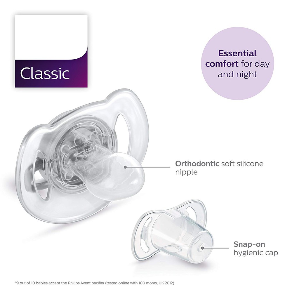 avent silicone pacifier