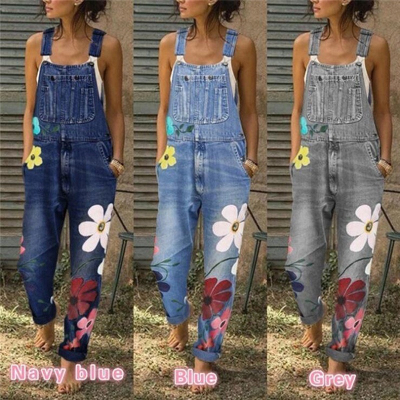 long denim jumpsuit