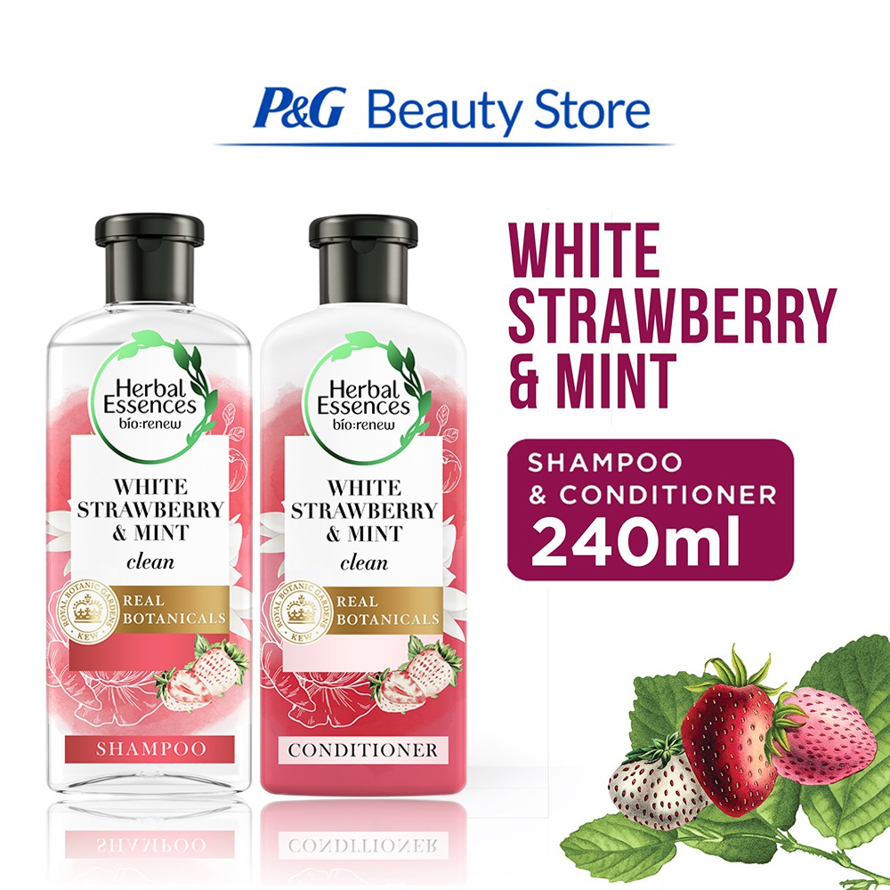 Herbal Essences Shampoo White Strawberry + Conditioner White Strawberry