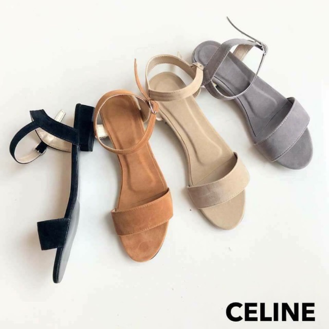 celine block heels