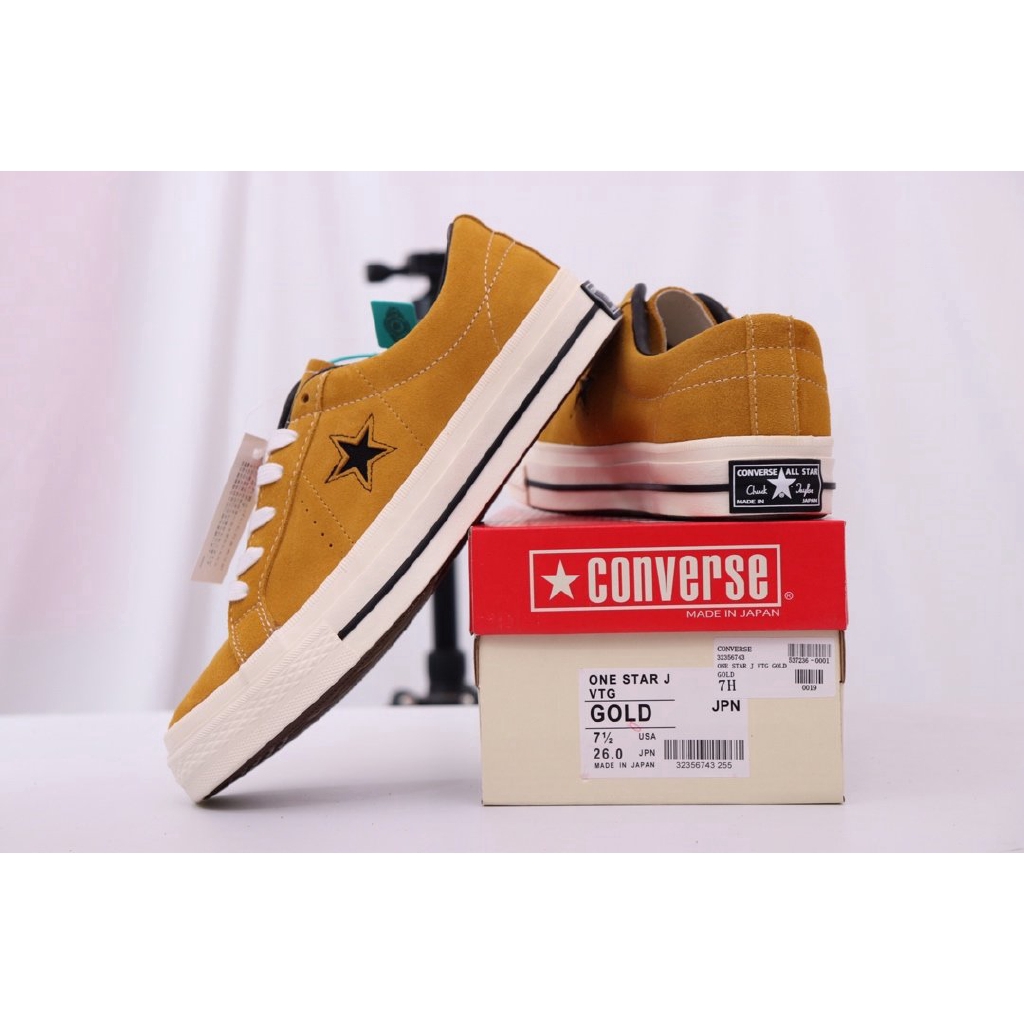 converse made in japan gold