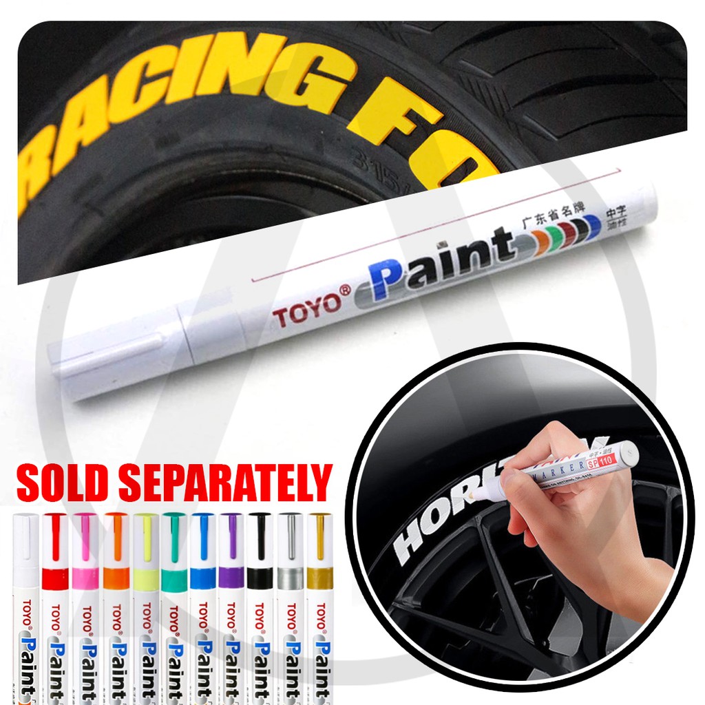 Tire Marker Pen Permanent Marker Ink Shopee Philippines