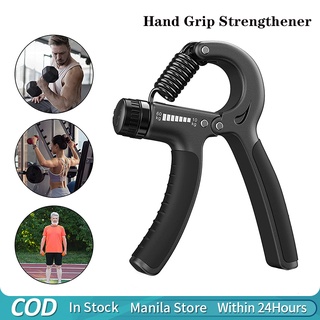 Qewmsg Adjustable Hand Power Grip Hand Exerciser Gripper 10-40 Kg for Wrist Forearm