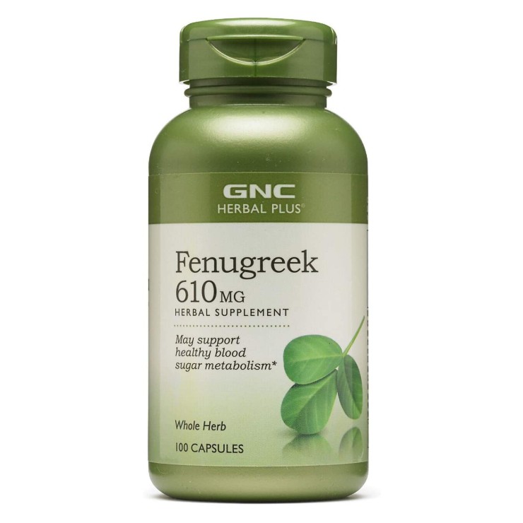 GNC Herbal Plus Fenugreek 610mg,100 Capsules Shopee Philippines