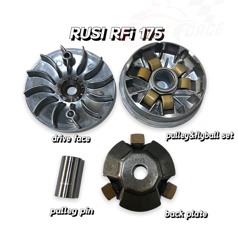 pulley & drive face set rusi rfi 175 rfi175 fly ball Shopee Philippines