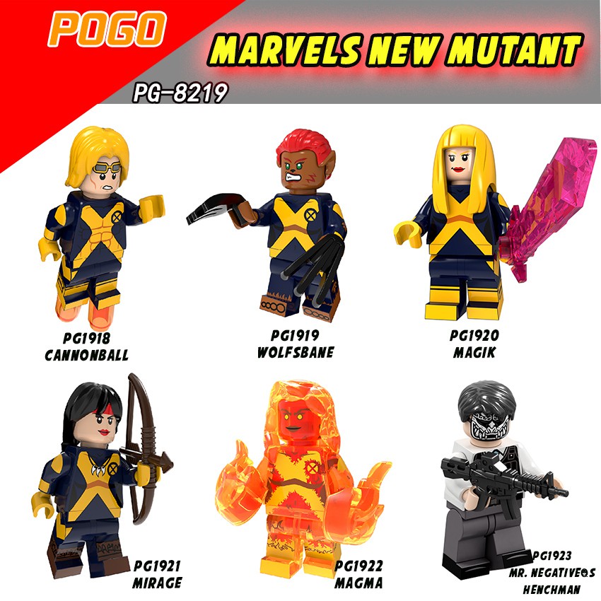 SET 2 Minifigures DOVE HAWK Rare Lego MOC Collection Marvel DC Comics Hero
